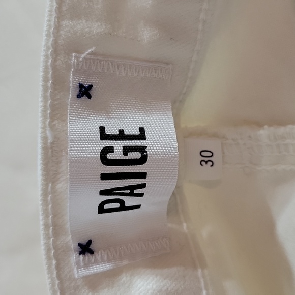 Paige Verdugo Ultra Skinny Jeans Cream/Gold Solstice size 30 - Picture 5 of 16